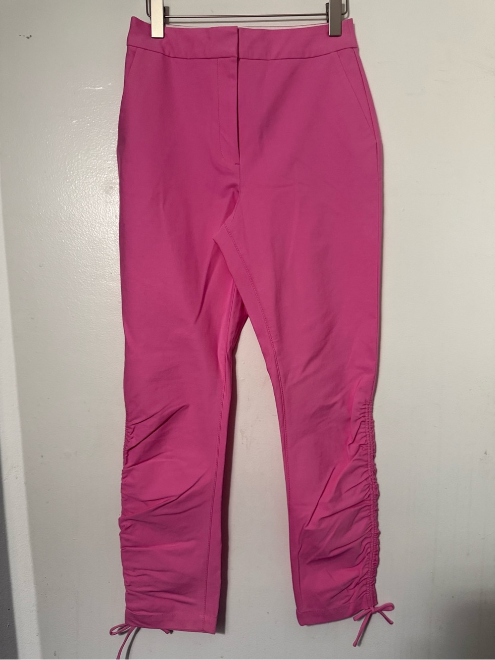 Women’s Pink Ruched Leg Pull-On Bottoms